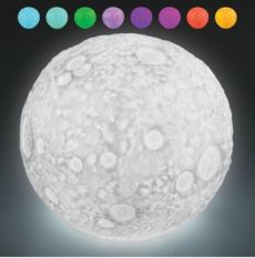 Lampa měnící barvu - Měsíc