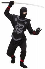 Dětský karnevalový kostým Černý Ninja