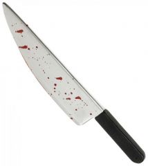 Nůž krvavý velký na Halloween