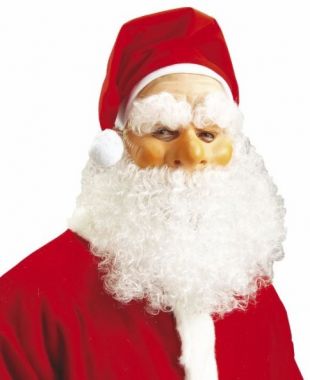 Maska Santa Claus s čapkou