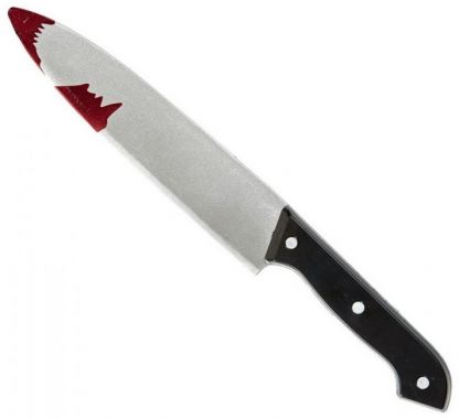 Nůž krvavý na Halloween