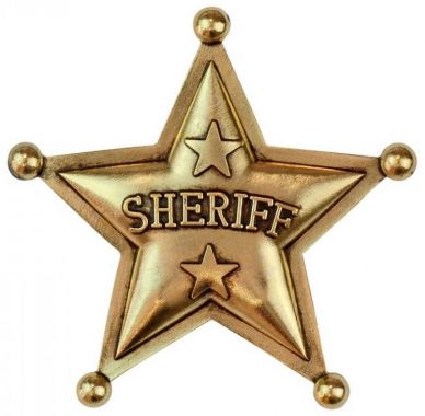 Šerifská hvězda - autentická