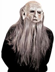 Maska Muž s dlouhými vlasy a vousy