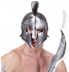 Sparťanská helma - stříbrná