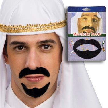 Knír a bradka arab