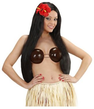 Havajská podprsenka kokosy