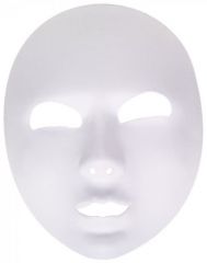 Maska bílá lux