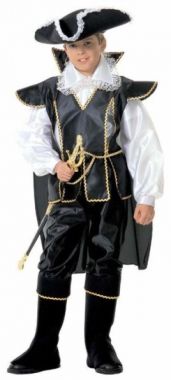 Dětský karnevalový kostým Kapitán Black