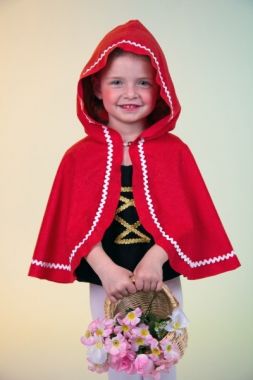 Červená Karkulka - kapuca s plášťěm