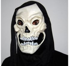Maska Lebka fosforující na halloween