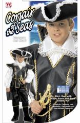 Dětský karnevalový kostým Kapitán Black