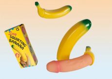 Sexy banán stříkací