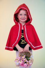 Červená Karkulka - kapuca s plášťěm