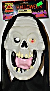Maska příšera fosforující na halloween
