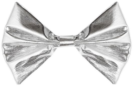 Motýlek stříbrný lesklý