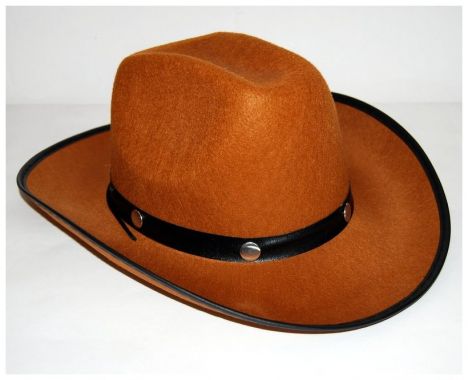 Kovbojský klobouk hnědý