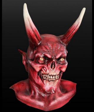 Maska Satan - Velké rohy