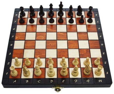 Magnetické šachy dřevěné