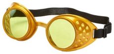 Brýle Steampunk zlaté