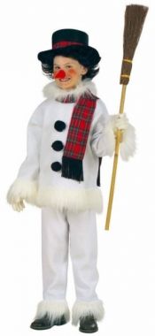 Dětský karnevalový kostým Sněhulák
