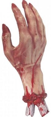 Krvavá ruka - na Halloween