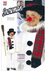 Dětský karnevalový kostým Sněhulák