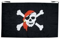 Vlajka pirátská - 130x80cm