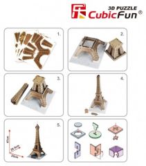 Puzzle 3D Eiffelova věž 2