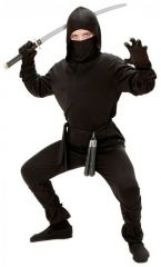 Dětský karnevalový kostým Ninja černý
