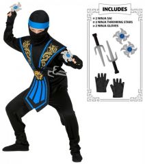 Dětský karnevalový kostým Ninja se zbraněmi