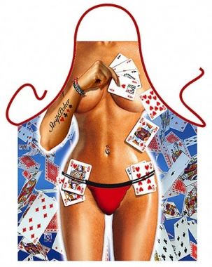 Zástěra - Poker žena