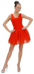 Tylová tutu sukně - Červená